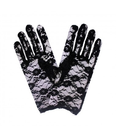 Gloves short lace Black BUY